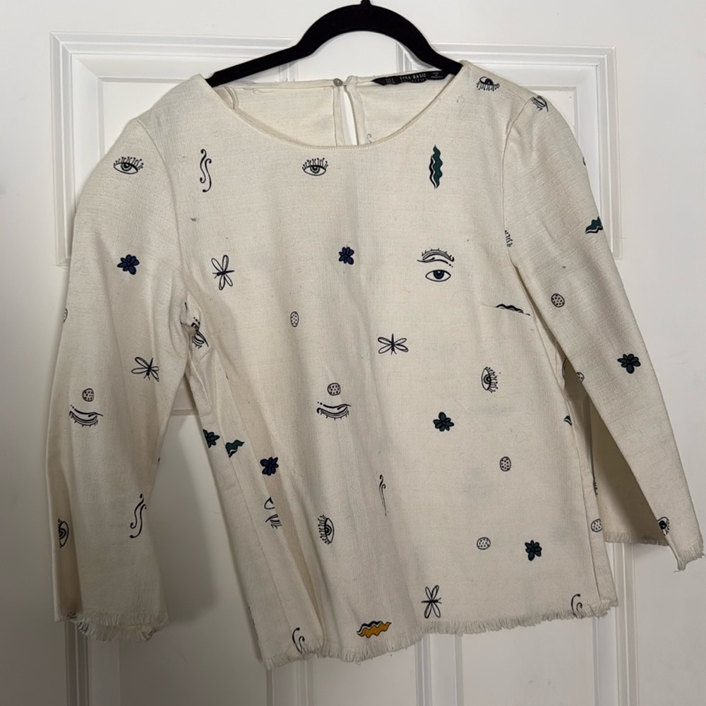 Zara patterned top